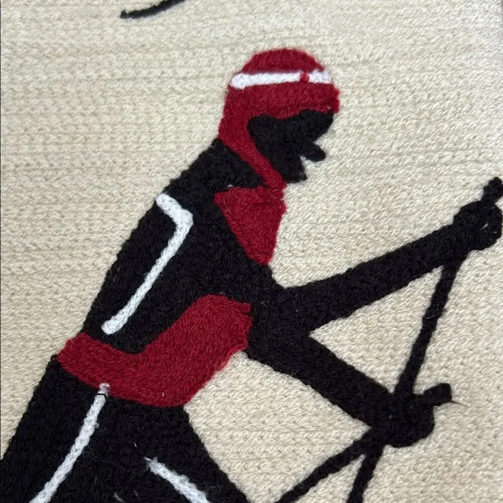 Rare Crate&Barrel Ecru Skier Pillows, Cotton, Linen and Feather, Set of Two